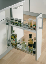 Base unit pull-out, 2-tier
