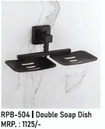Black-Double-Soap-Dish